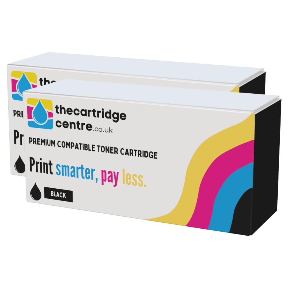 2x Premium Compatible Brother DCP-7010L Black Toner Cartridges (TN2000) *2 Toners* - The Cartridge Centre
