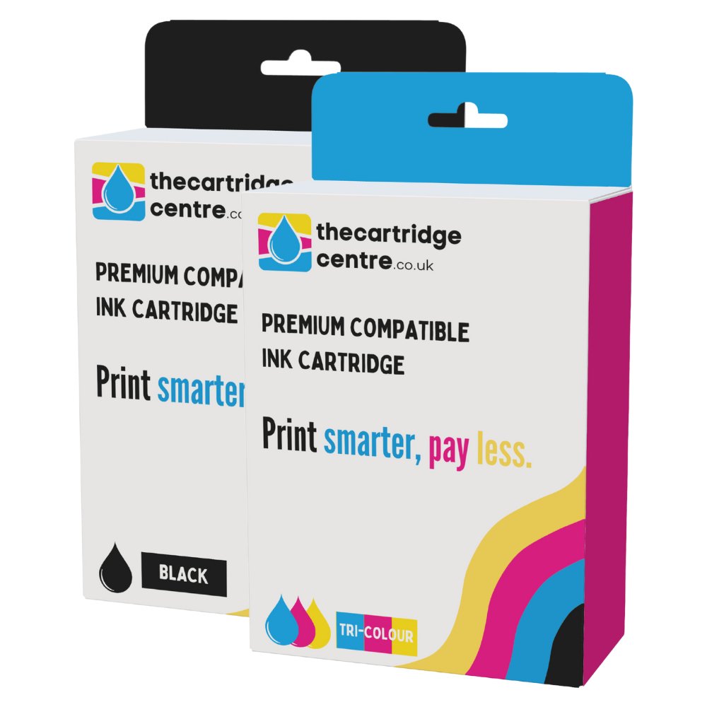 Premium Compatible HP Deskjet 2600 High Capacity 2 Ink Cartridge Multipack (N9K08AE & N9K07AE) - The Cartridge Centre
