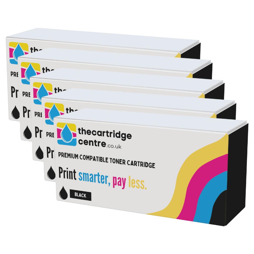 5x Premium Compatible HP LaserJet Pro P1102W Black Toner Cartridges (CE285A) *5 Toners* - The Cartridge Centre