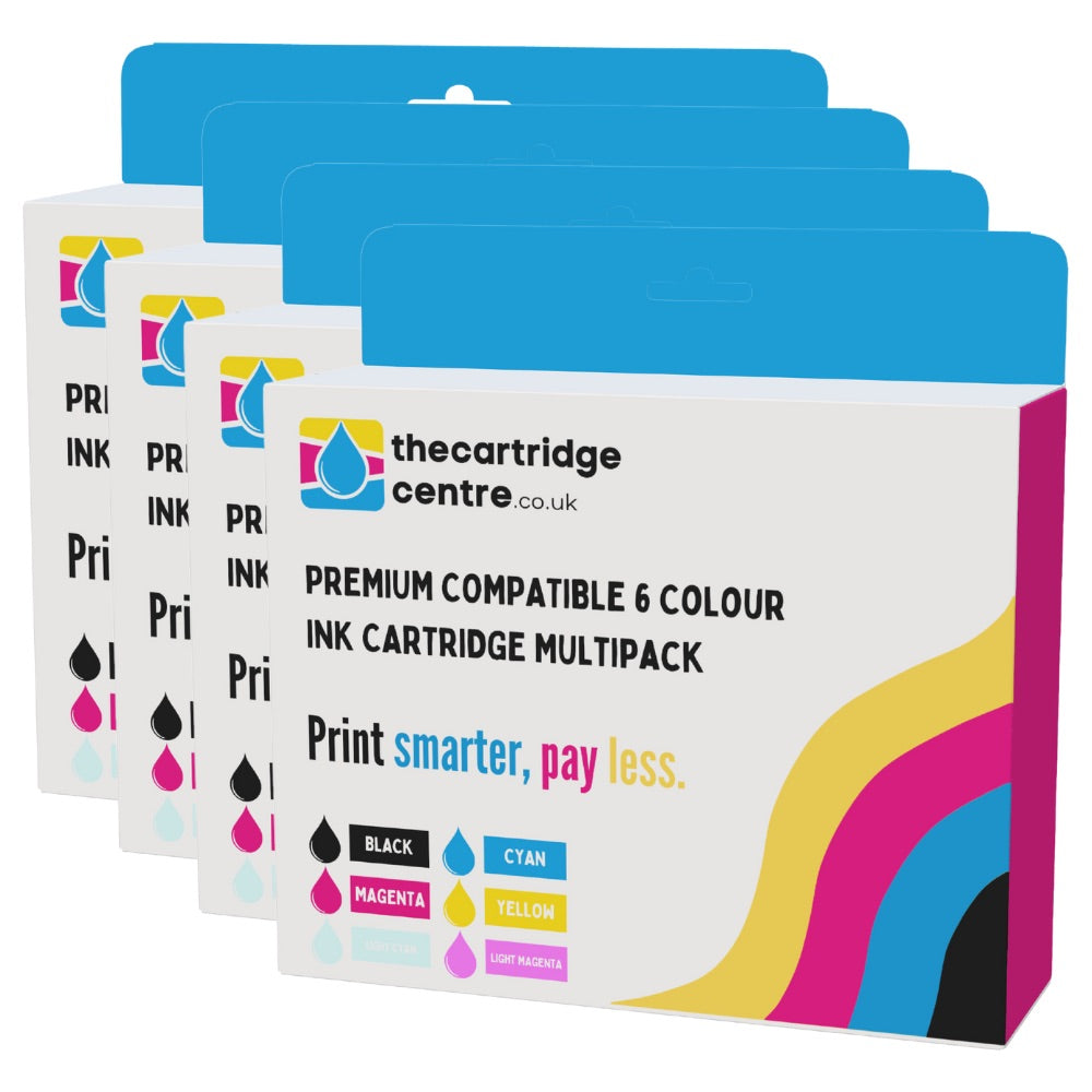 Premium Compatible Epson 24XL 4 Sets Of 6 High Capacity Ink Cartridges *24 Inks* (Epson 24XL 6 Col Multi) - The Cartridge Centre