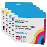 Premium Compatible Epson Stylus Photo PX710W 5 Sets Of 6 Ink Cartridges *30 Inks* (T0807) - The Cartridge Centre